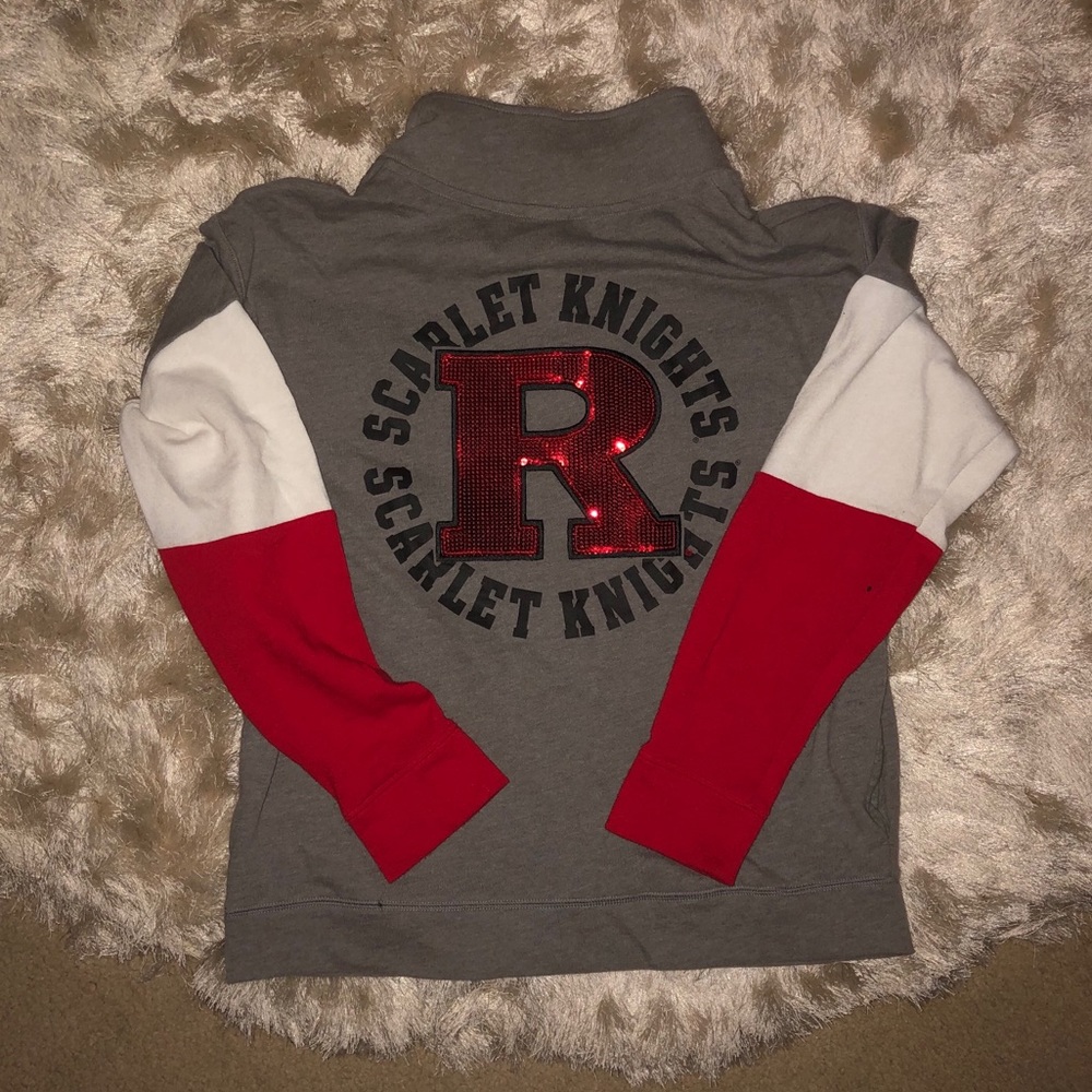 Rutgers PINK Victoria’s Secret Half zip